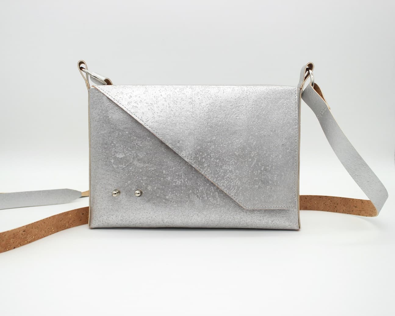 Basic Parafa Crossbody Táska - Ezüst